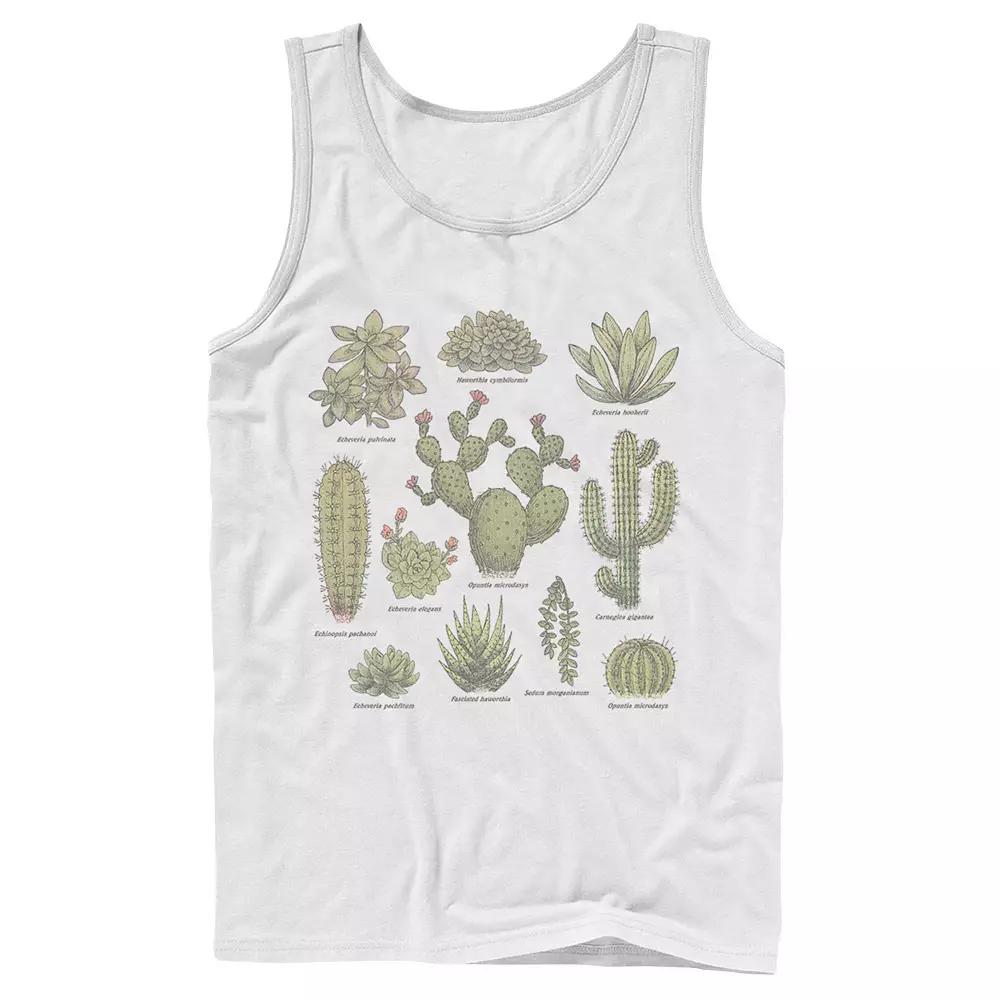 Men's Fifth Sun Botanical Cactus Line Up Tank Top,  Product Image