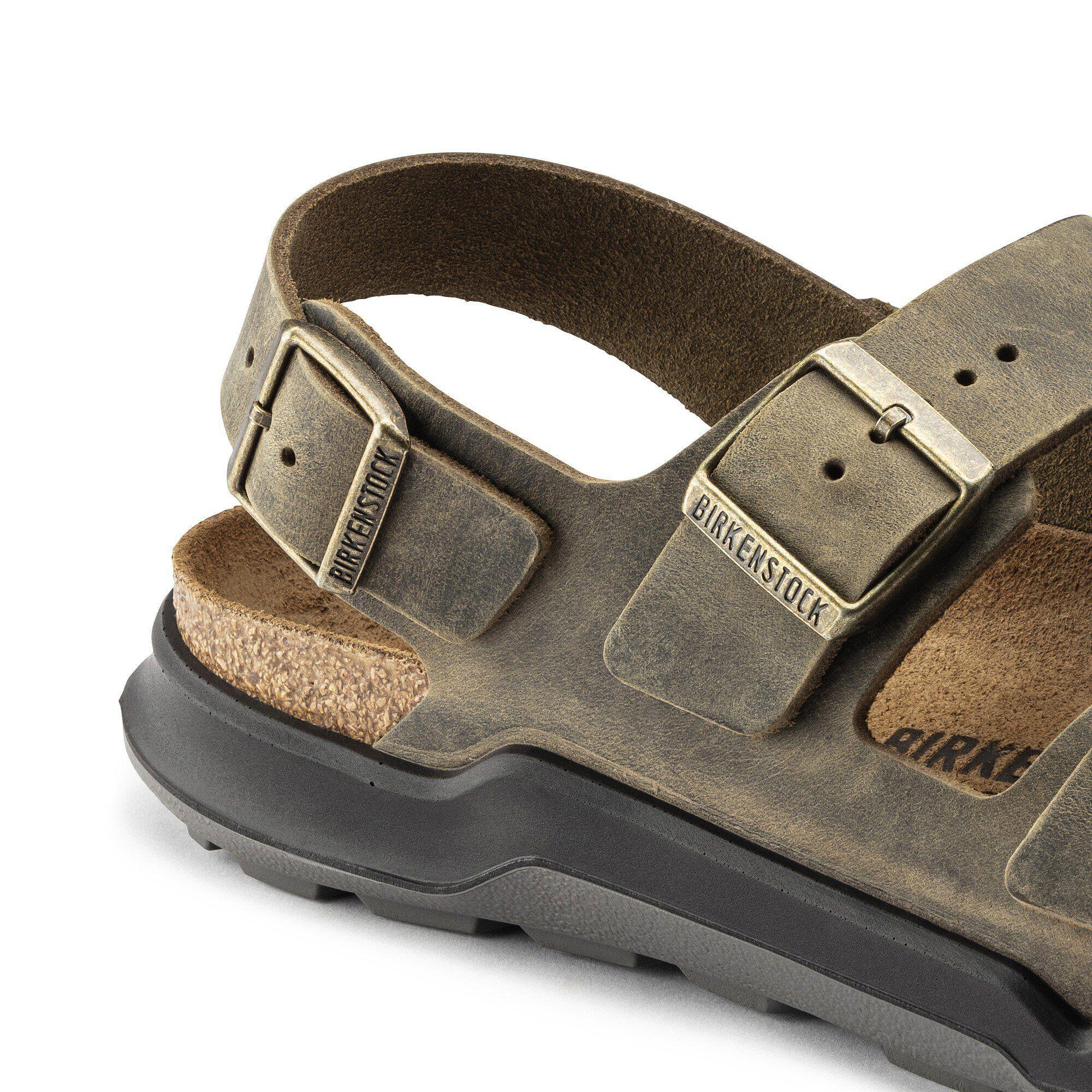 Birkenstock Milano CT Men Oiled Leather Black Male Product Image