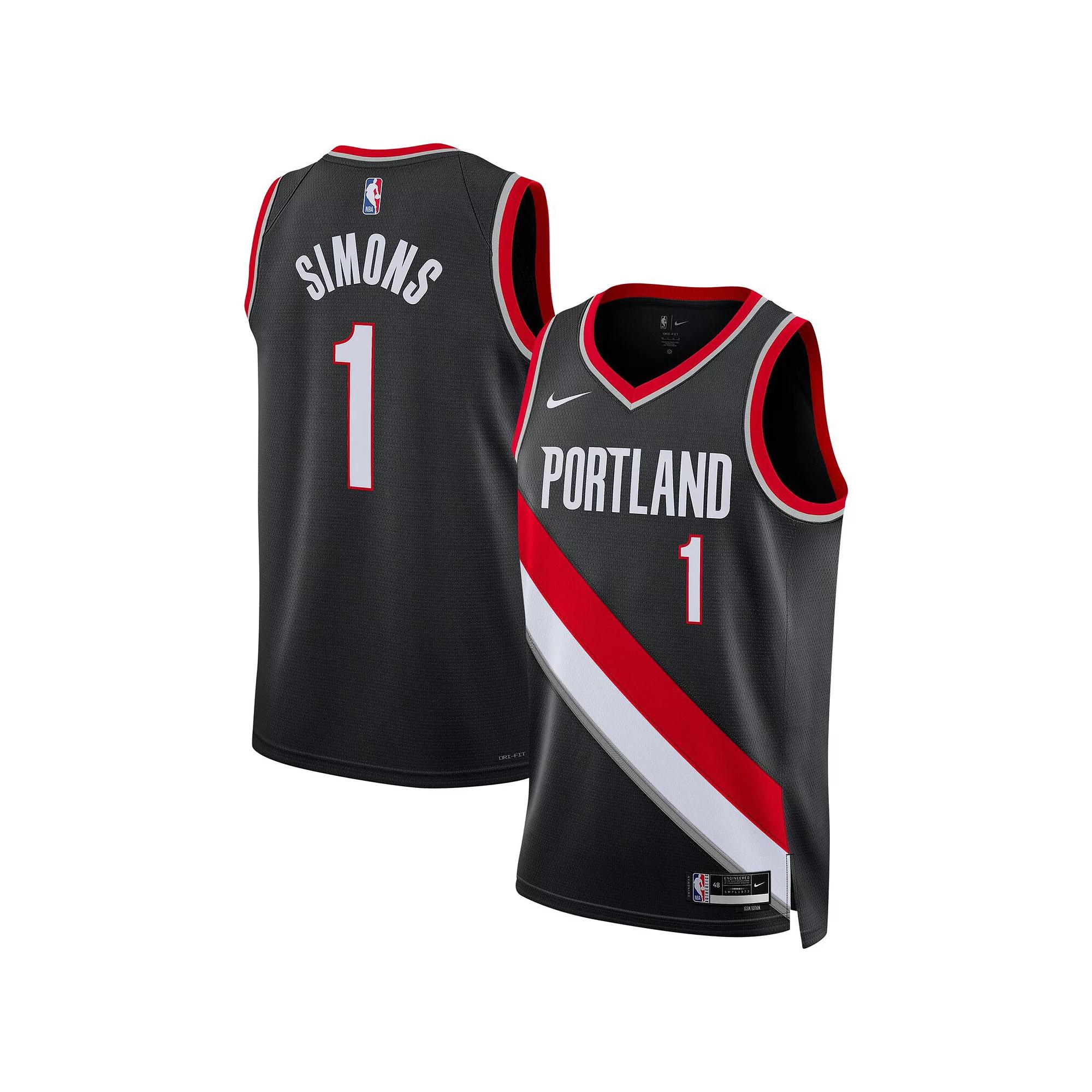 Portland Trail Blazers Icon Edition 2022/23 Men's Nike Dri-FIT NBA Swingman Jersey Product Image