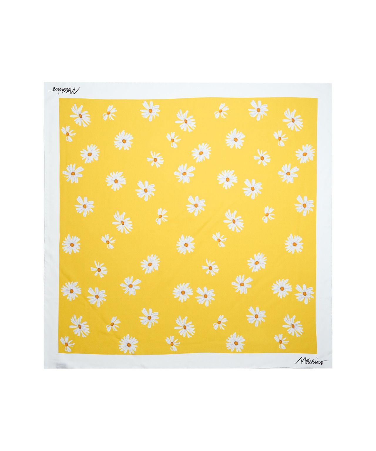 Silk scarf with floral pattern Product Image