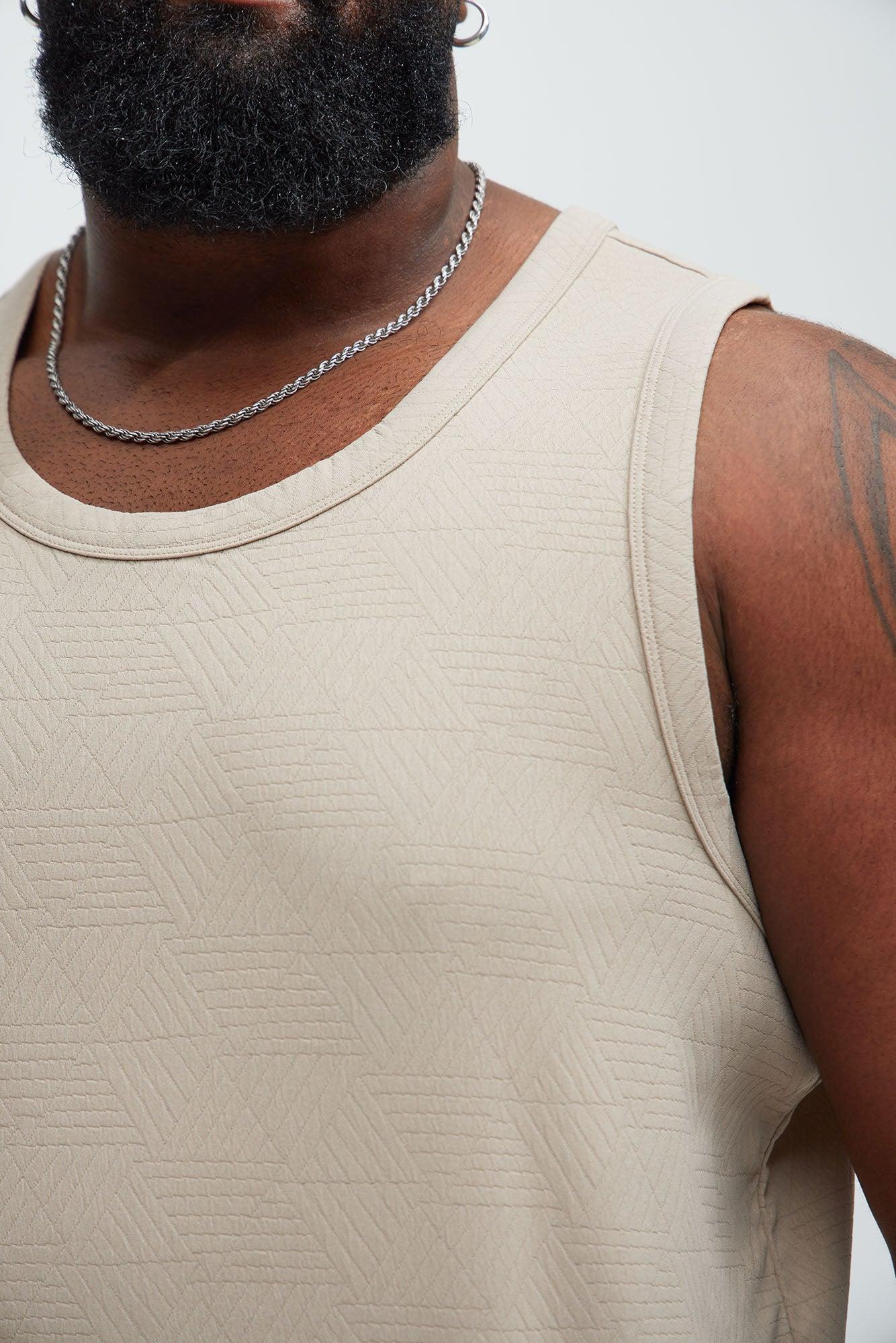 Kodi Textured Tank - Taupe Product Image