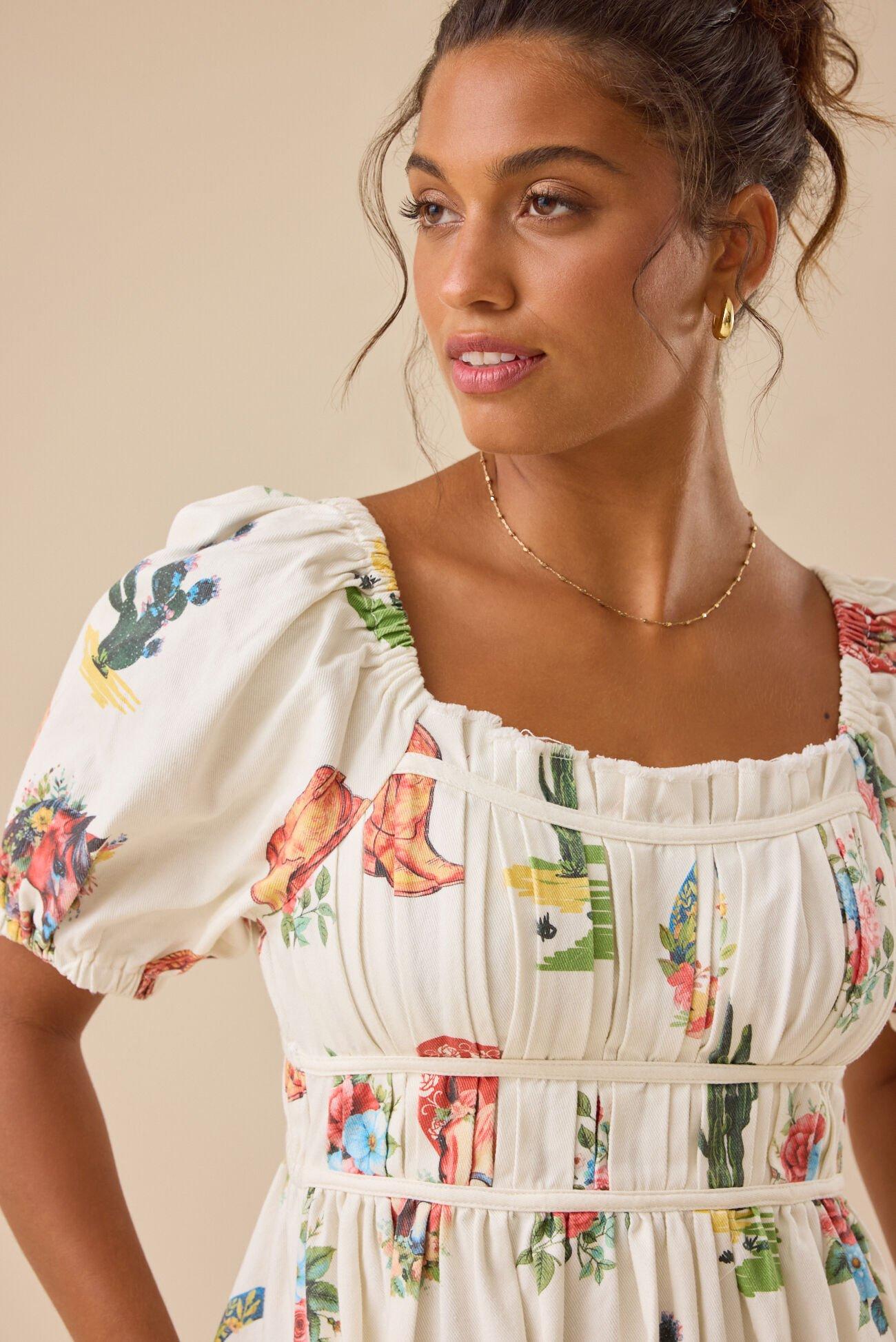 Juniper Denim Mini Dress Product Image