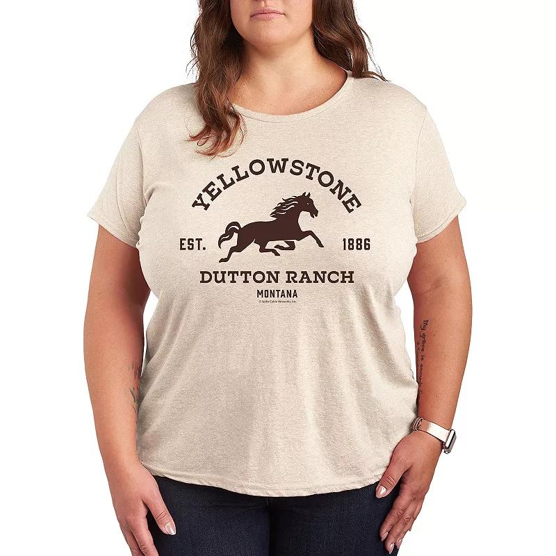 Plus Yellowstone Est 1886 Horse Logo Graphic Tee, Women's,  Product Image