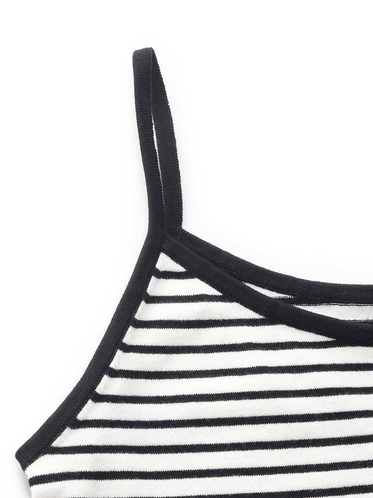 Denim Jacket And Camisole And Adjustable Waist Skirt Three-Piece Set Product Image