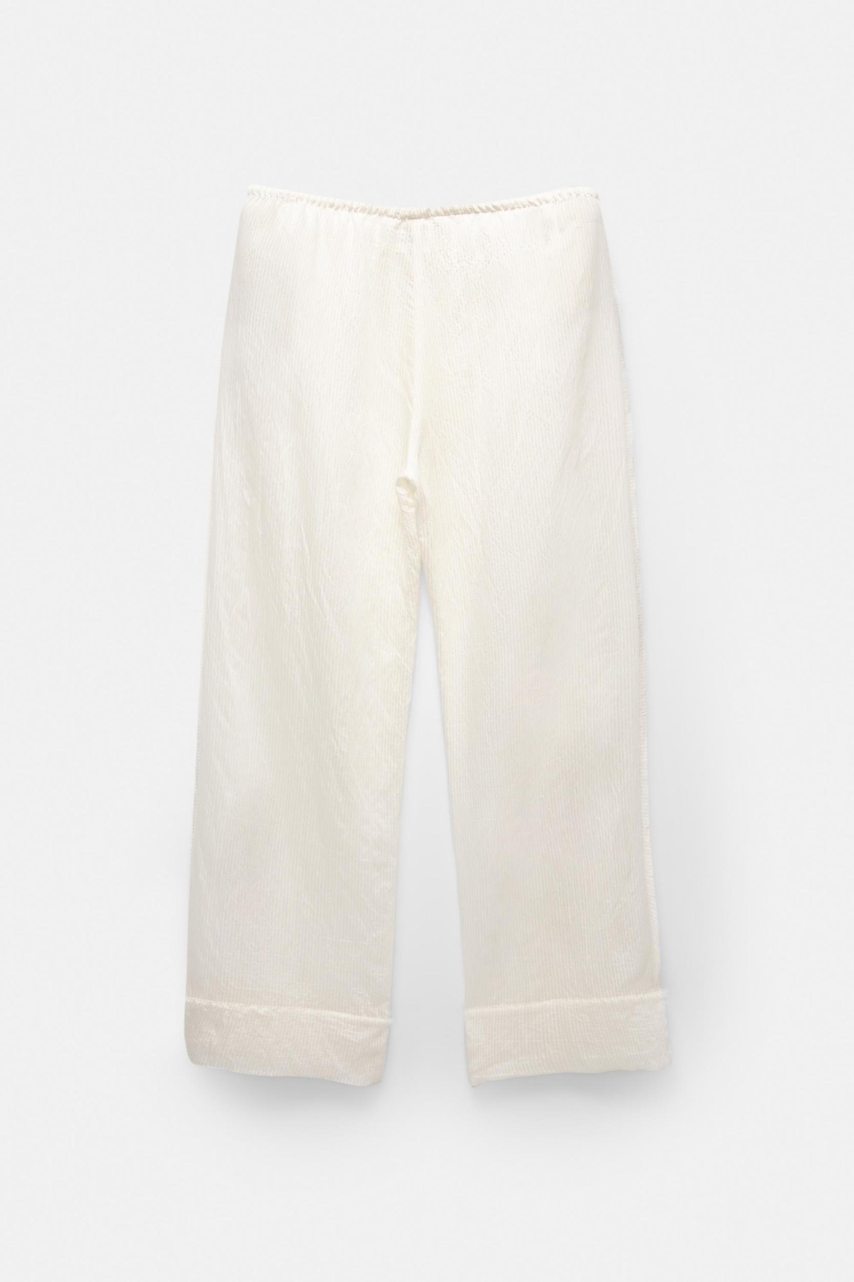 Straight sheer pants Product Image