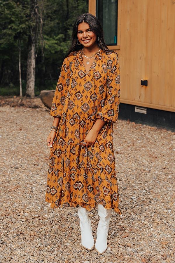 Stay Encouraged Midi Dress Product Image