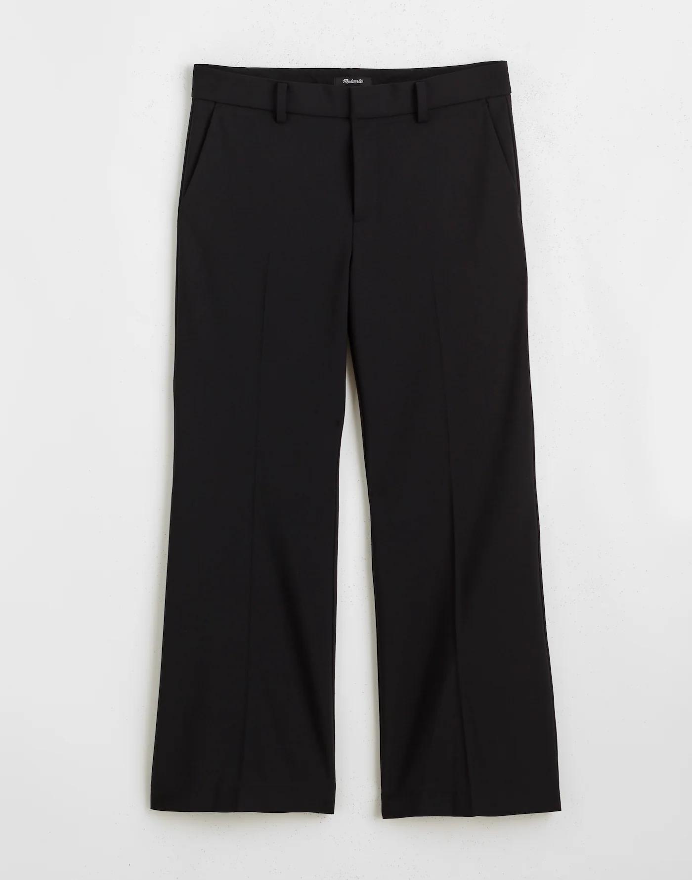 Kick Out Crop Pants in Wool-Blend Twill Product Image