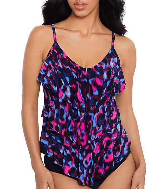 Magicsuit Solid Jersey Brief Shirred Swim Bottom Product Image