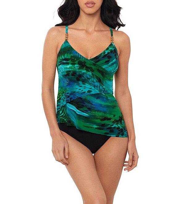 Magicsuit Solid Jersey Brief Shirred Swim Bottom Product Image