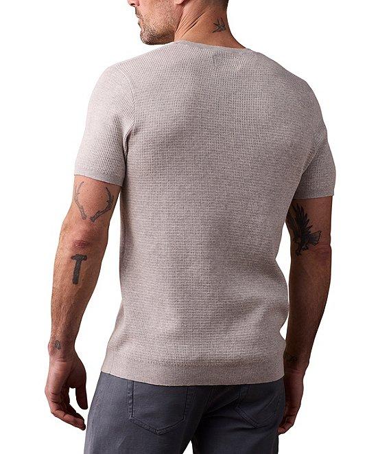 The Normal Brand Waffle Knit Sweater Short Sleeve T-Shirt Product Image