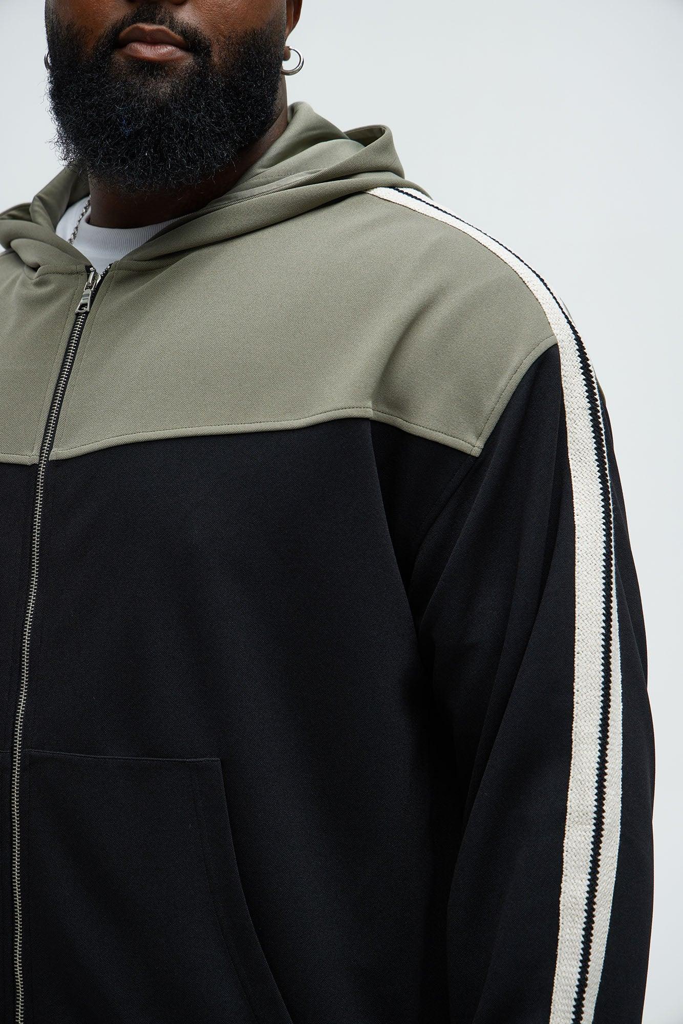 Dennis Zip Up Hoodie - Black/combo Product Image