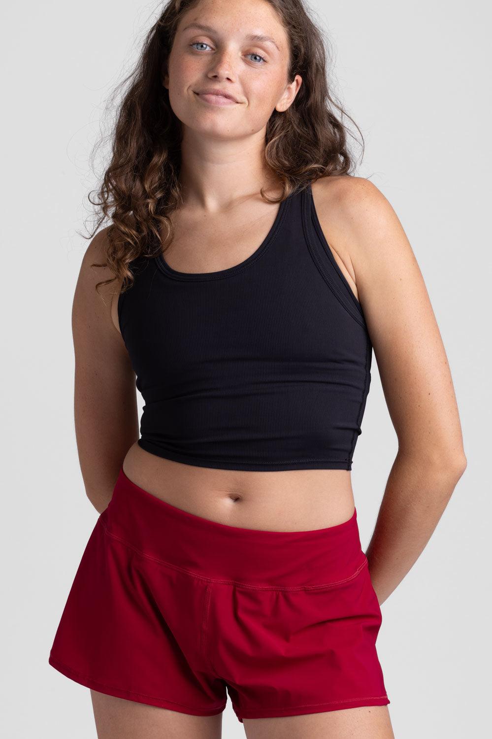 Poppy Run Short - Cranberry Female Product Image