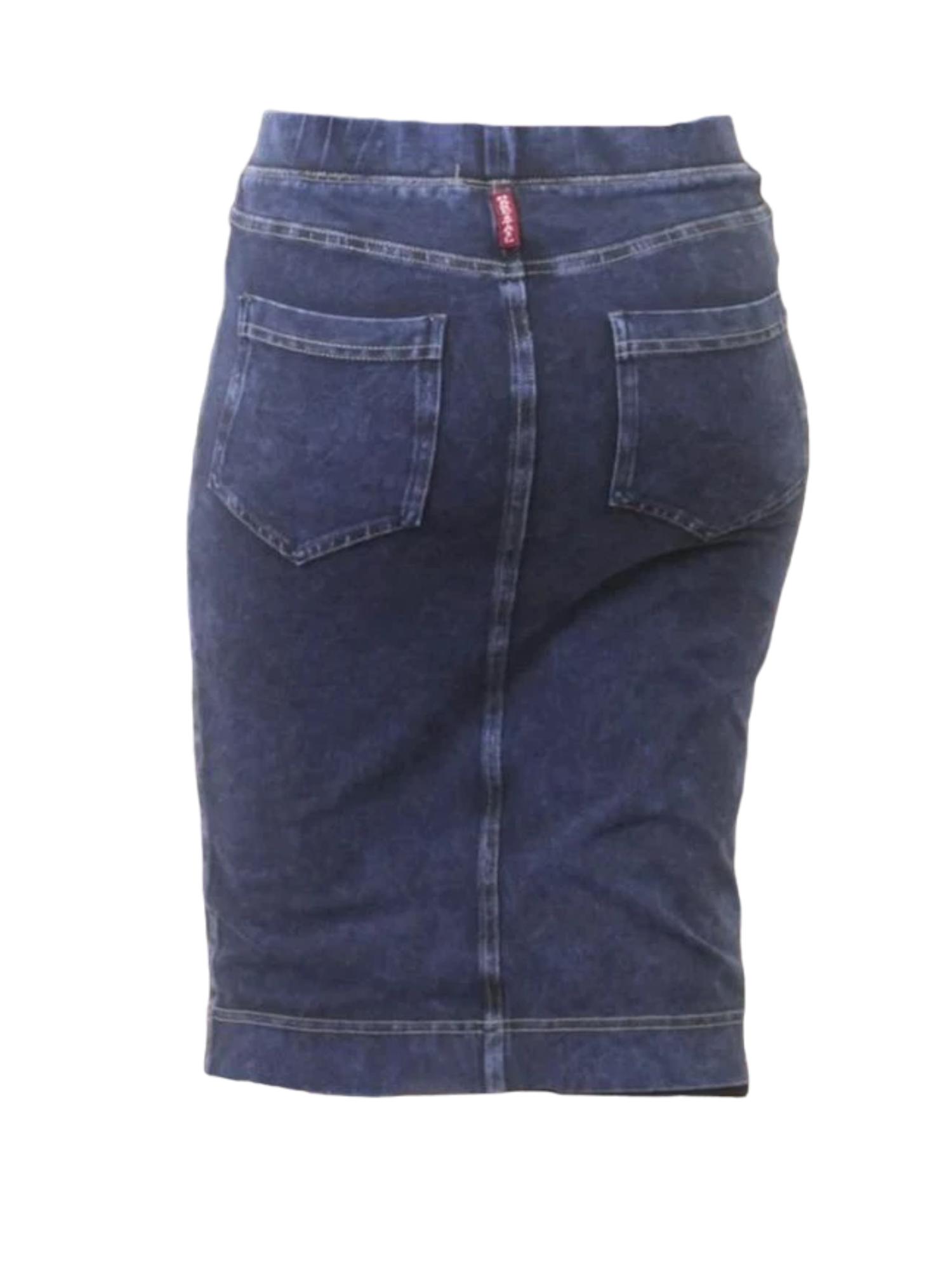 Hard Tail Denim Pencil Skirt WJ-124 Product Image