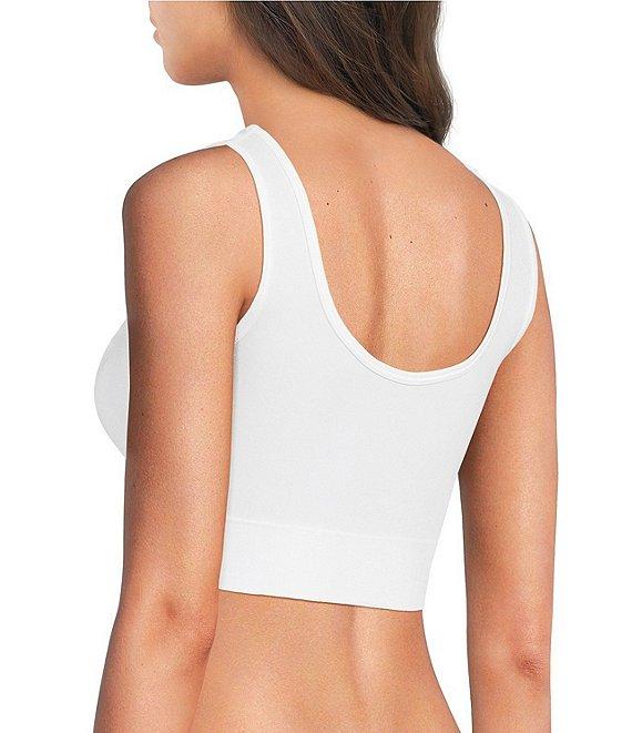 Modern Movement Scoop Neck Seamless Cropped Tank Product Image
