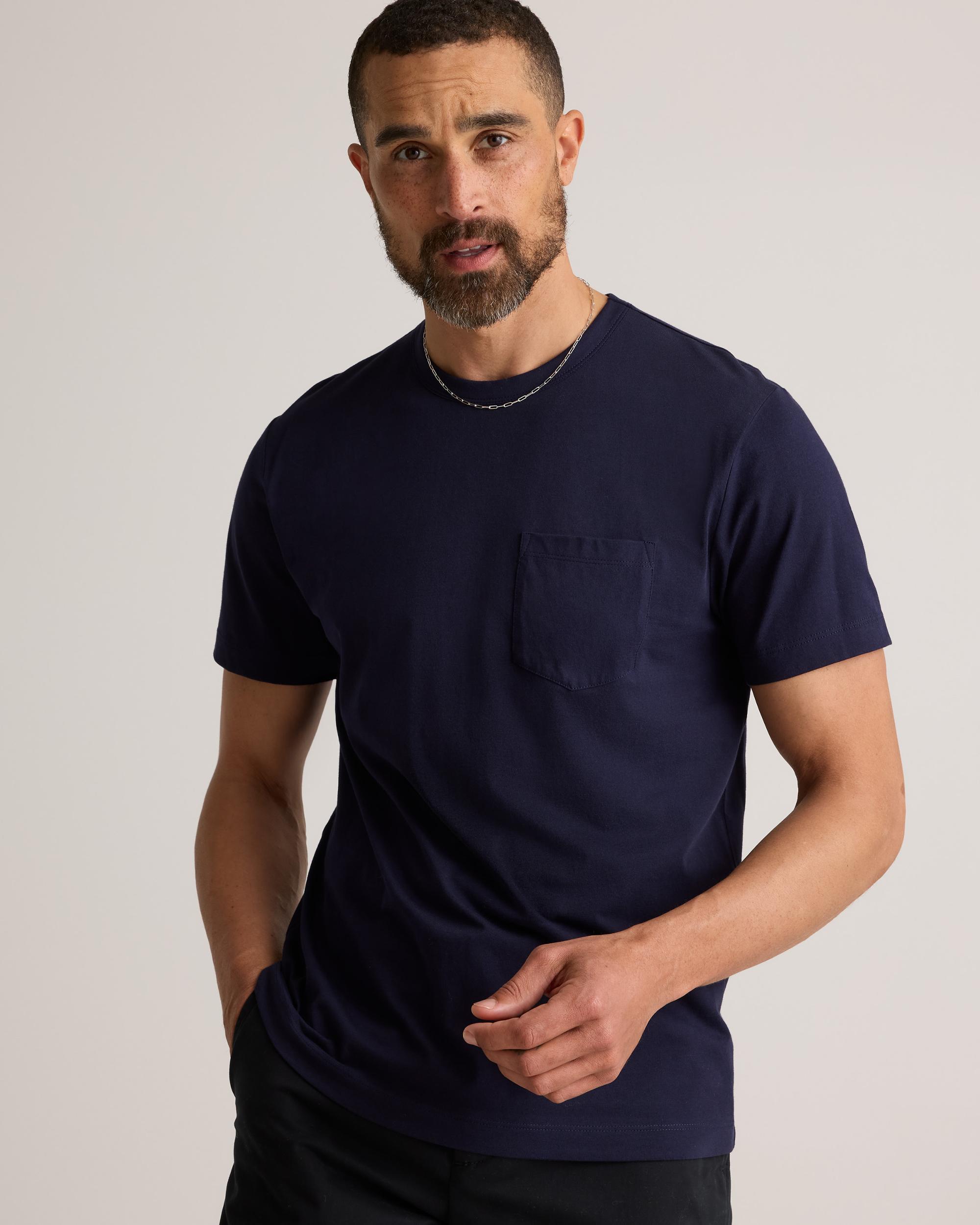 Quince | Men's 100% Pima Cotton Luxe Touch Pocket T-Shirt Organic Cotton Product Image
