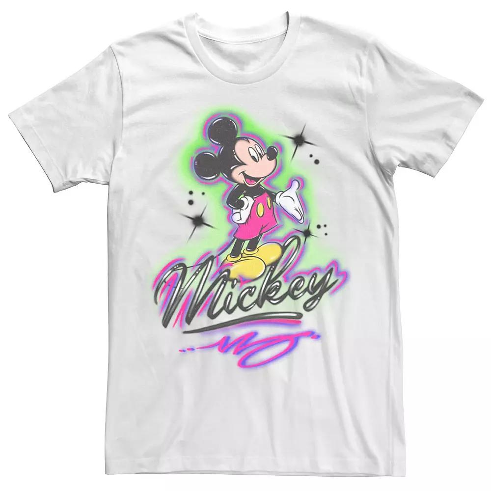 Disney's Mickey & Friends Mickey Mouse Airbrush Portrait Men's Tee,  Product Image