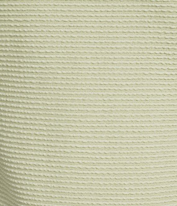 Moa Moa Crewneck Ruffle Short Sleeve Top Product Image