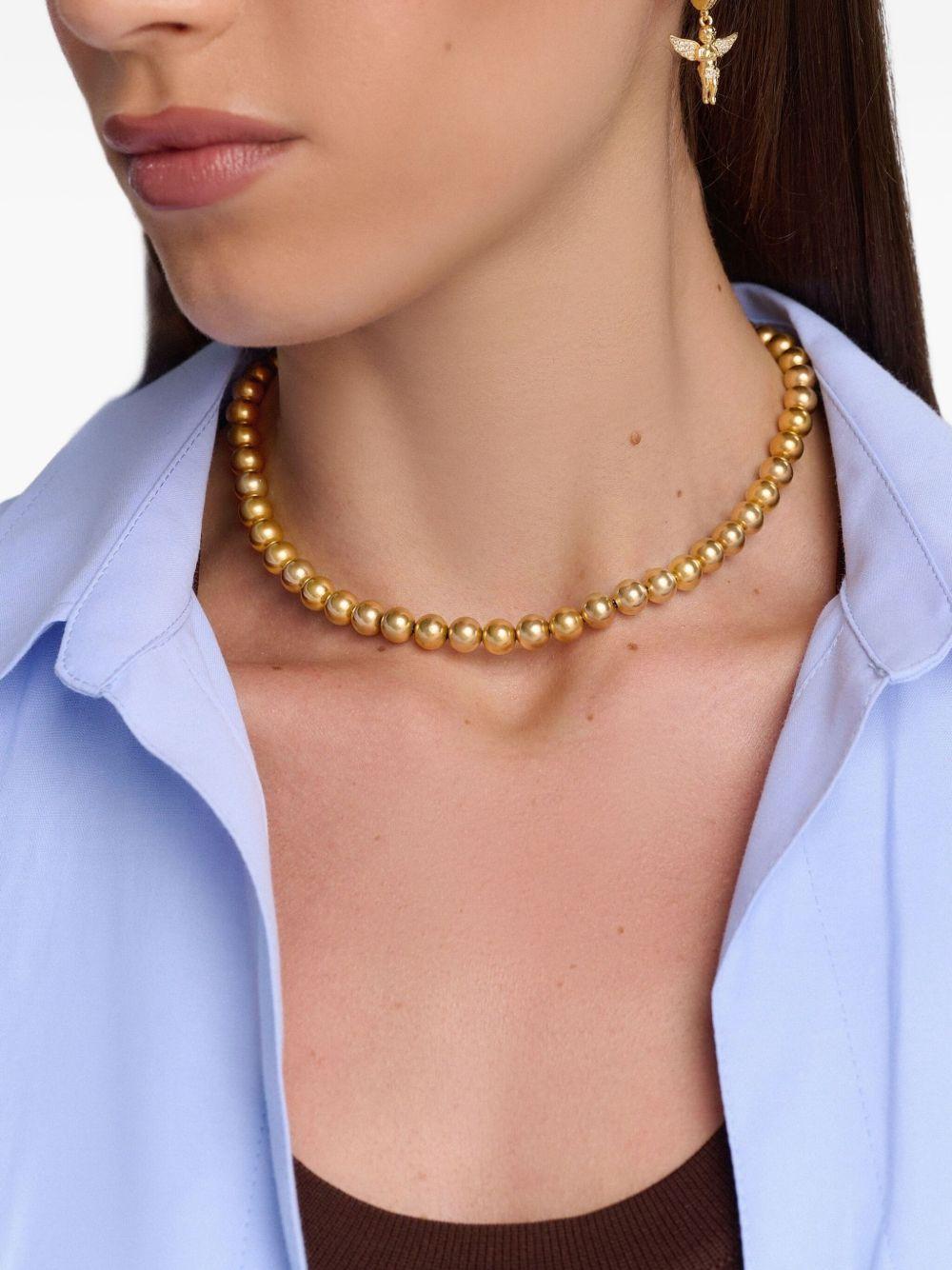 Glow beaded choker necklace Product Image