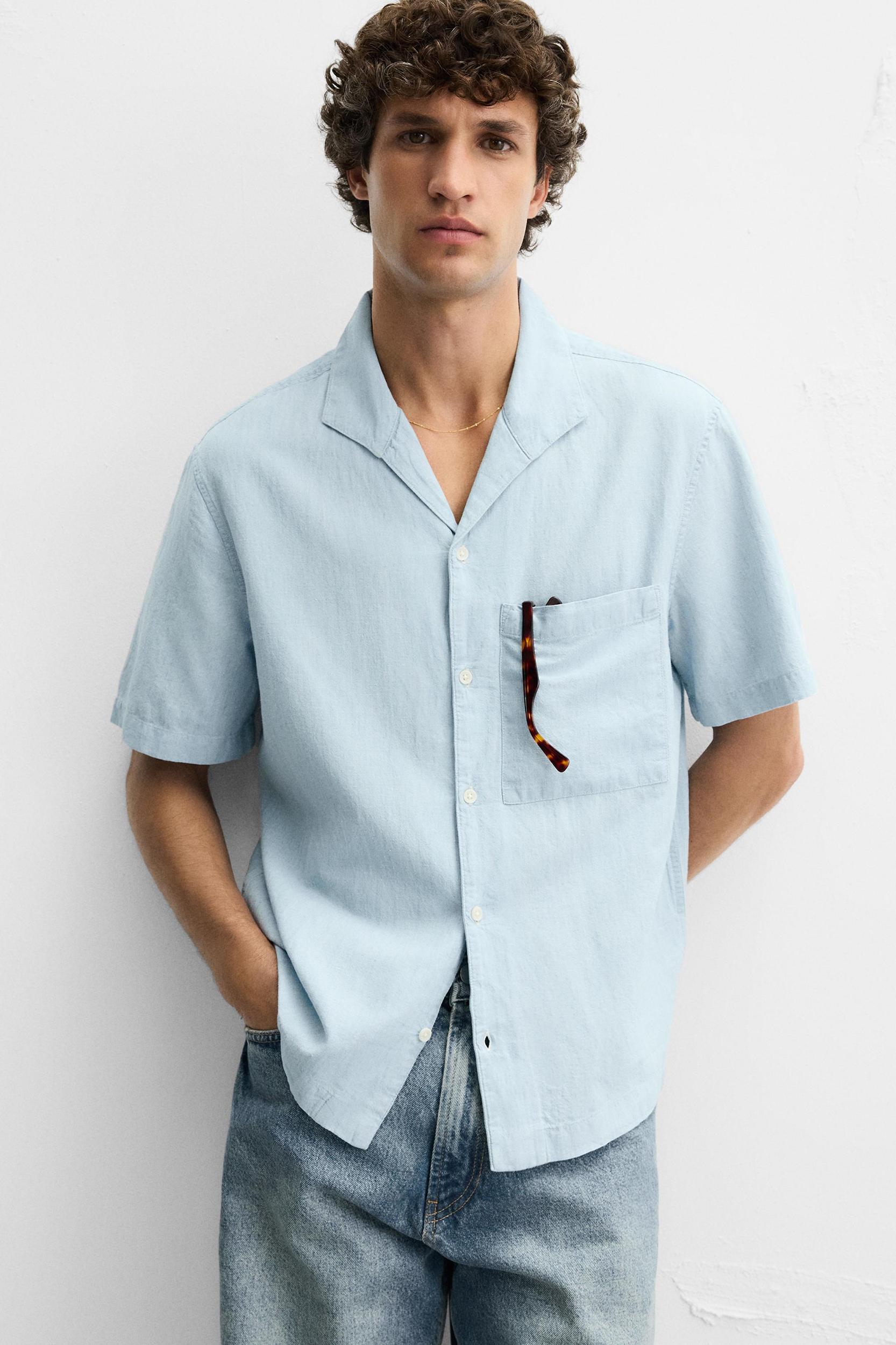 COTTON - LINEN SHIRT Product Image