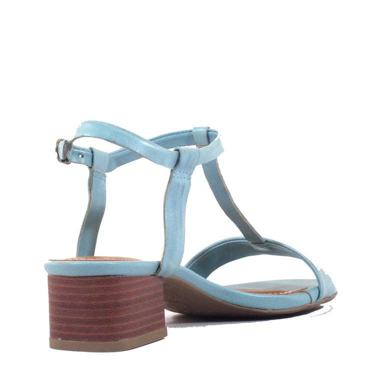 Terri T-Strap Suede Sandals Product Image