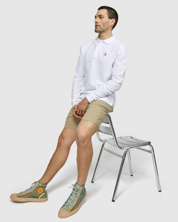 MENS LONG SLEEVE CLASSIC POLO - B6M658ARPC Product Image