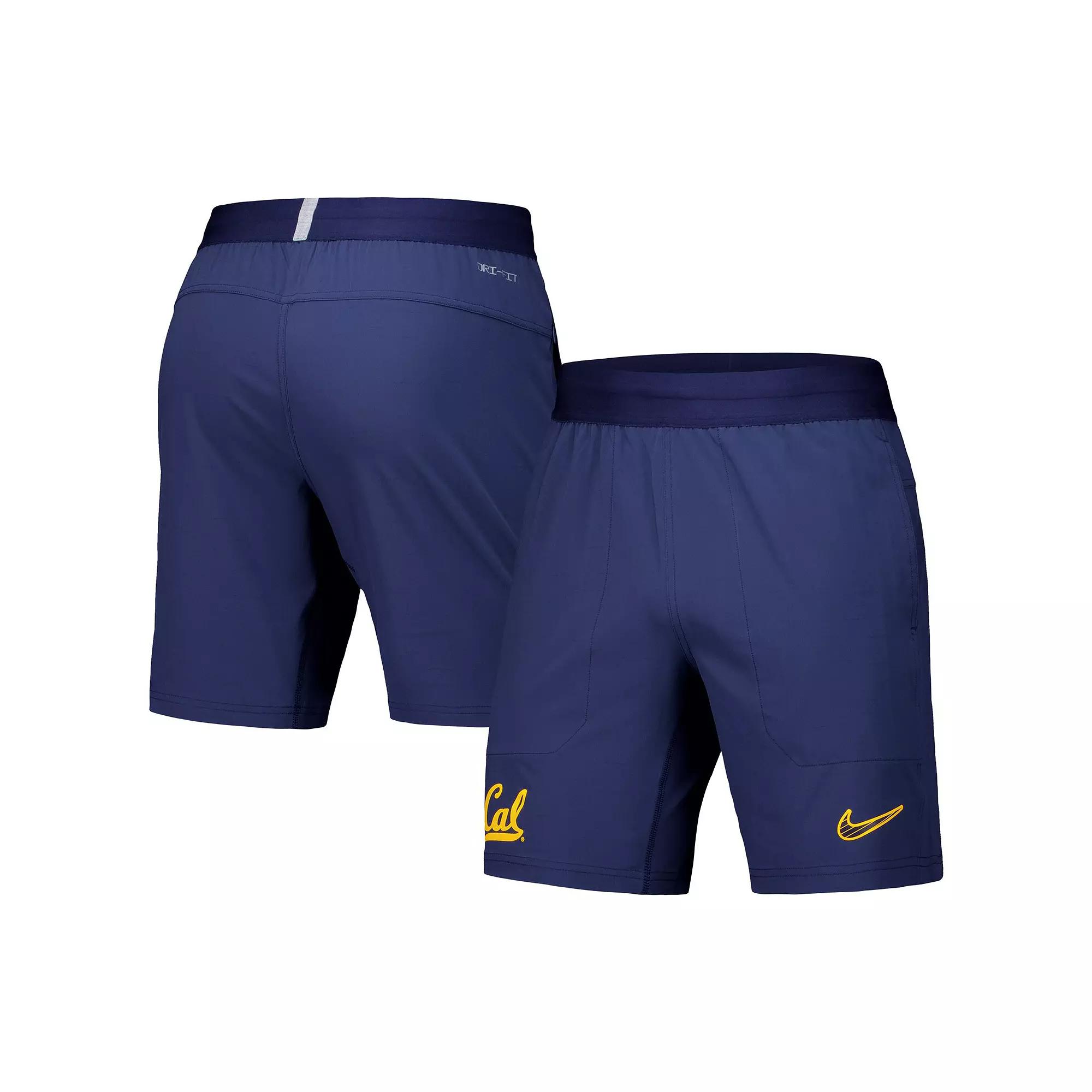 Men's Nike Navy Cal Bears 2024/25 Sideline Performance Woven Shorts,  Product Image