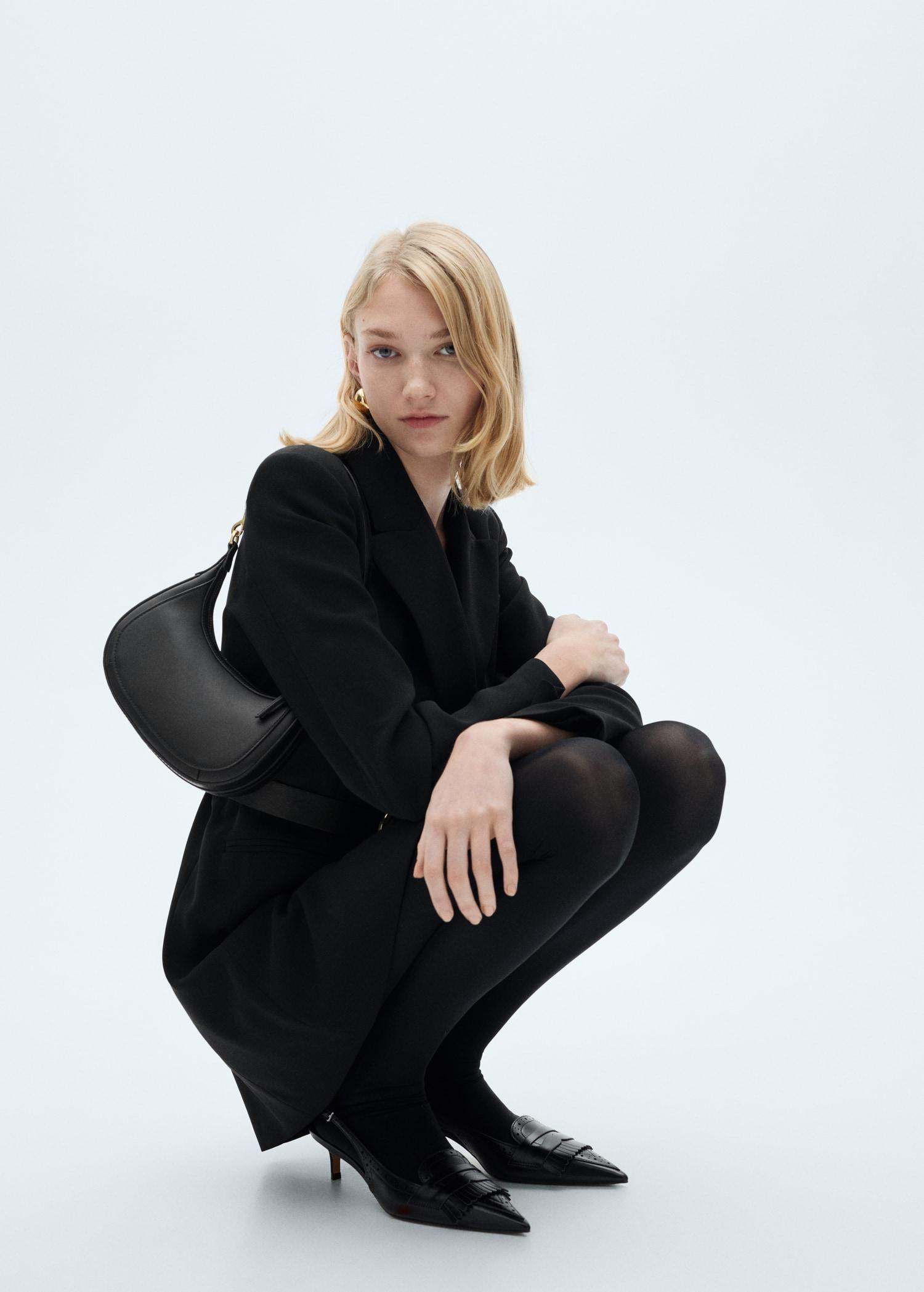 Belted blazer dress - Women | MANGO USA Product Image