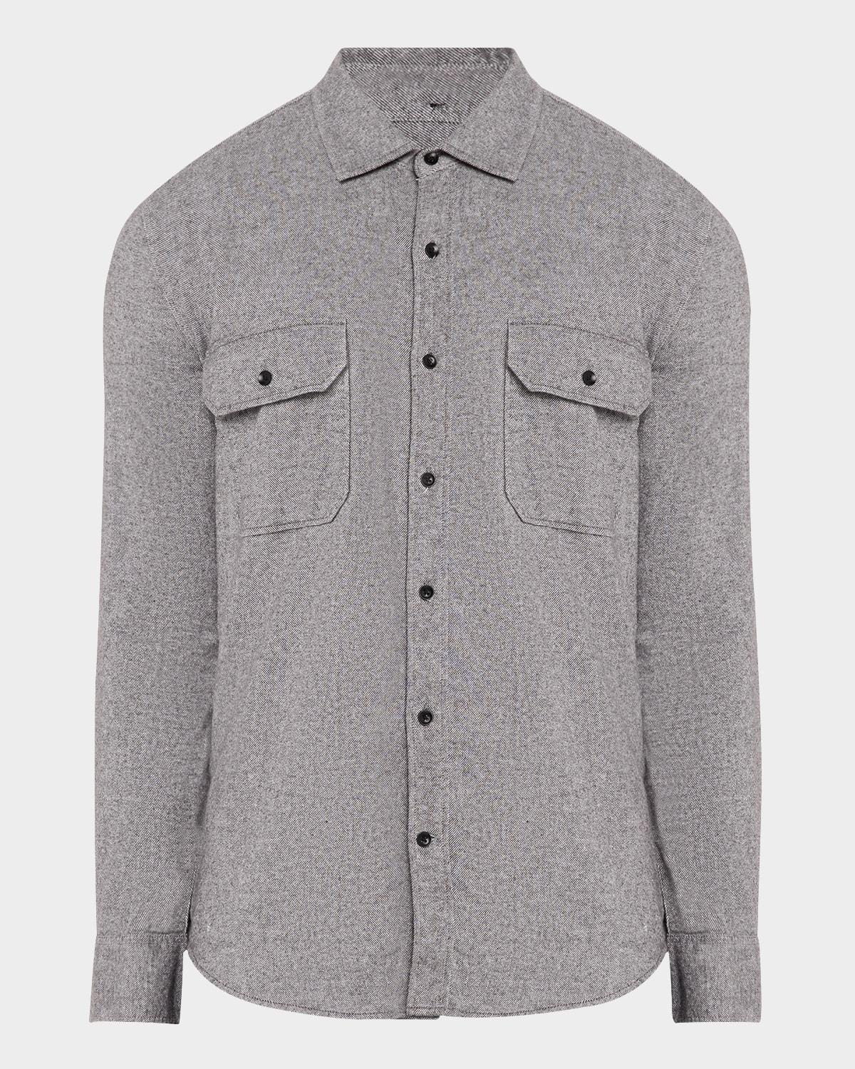 Mens Chester Flannel Button-Down Shirt Product Image