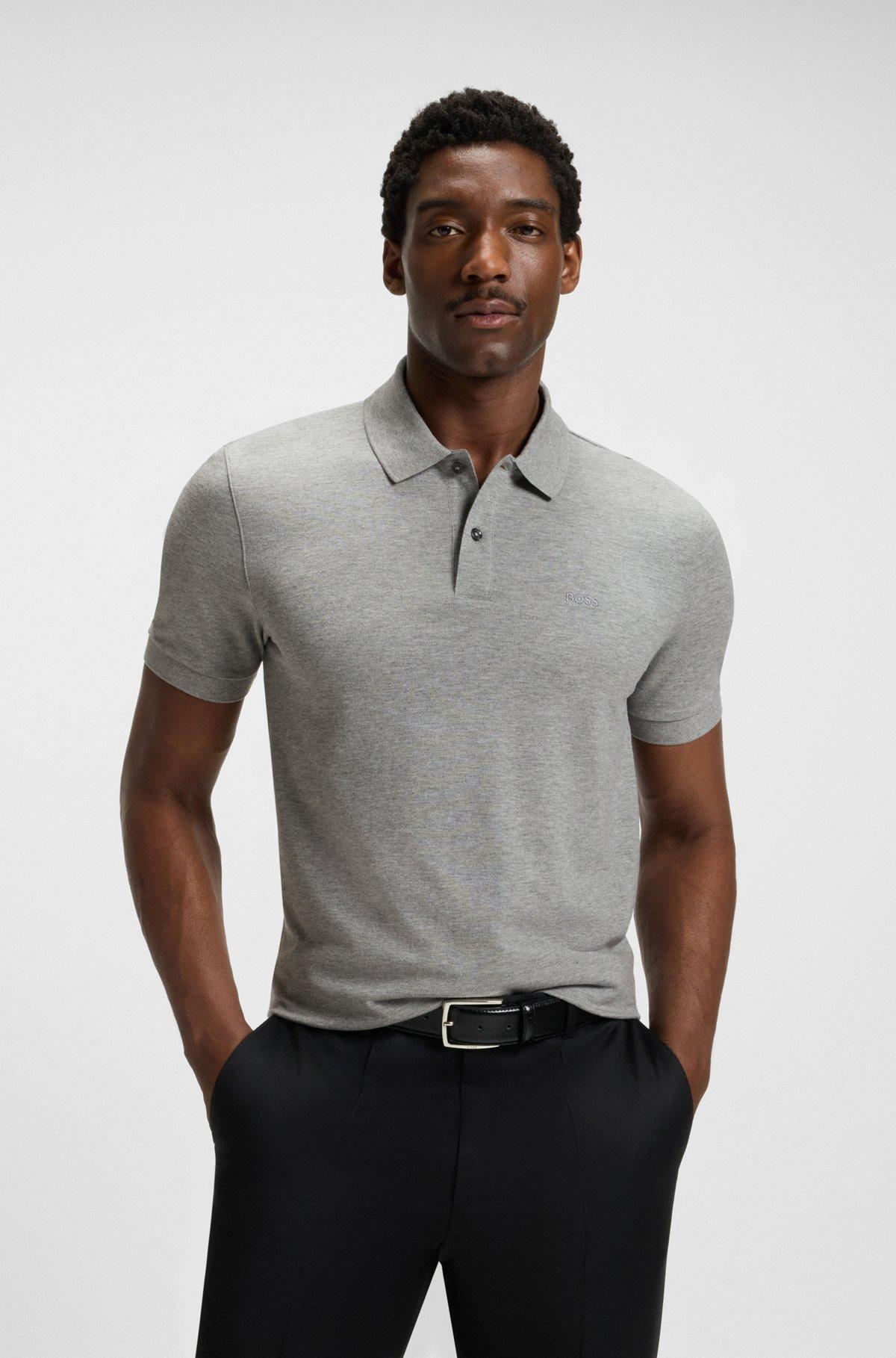 Pallas logo-detail polo shirt in cotton piqué Product Image