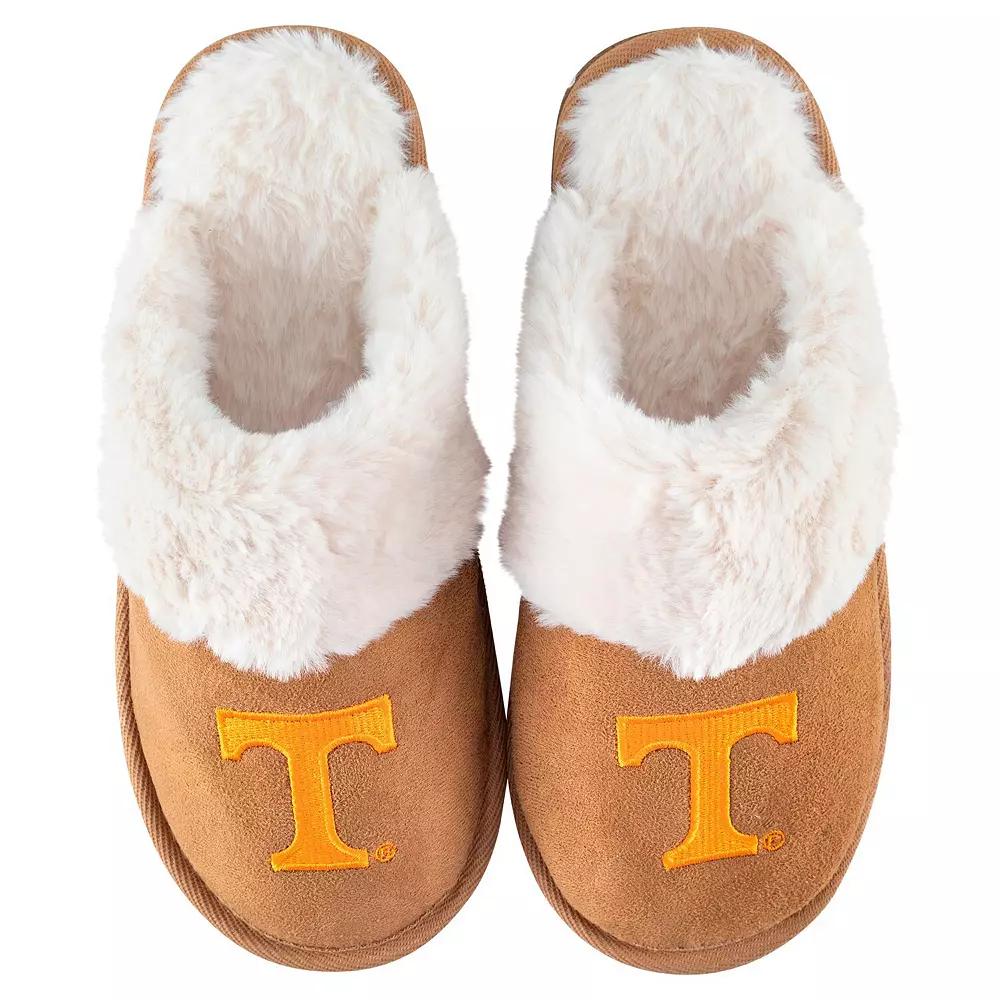 Women's ZooZatz Brown Tennessee Volunteers Faux Fur Slippers, Size: 9-10 Product Image