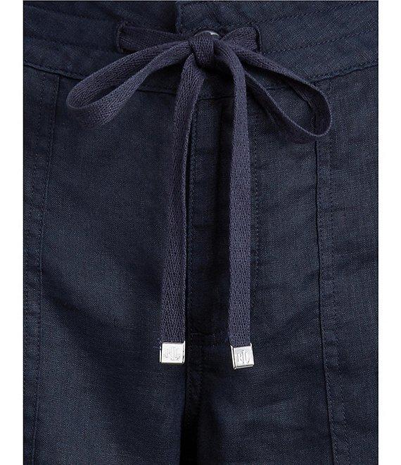 Lauren Ralph Lauren Wide Leg Linen Pants Product Image