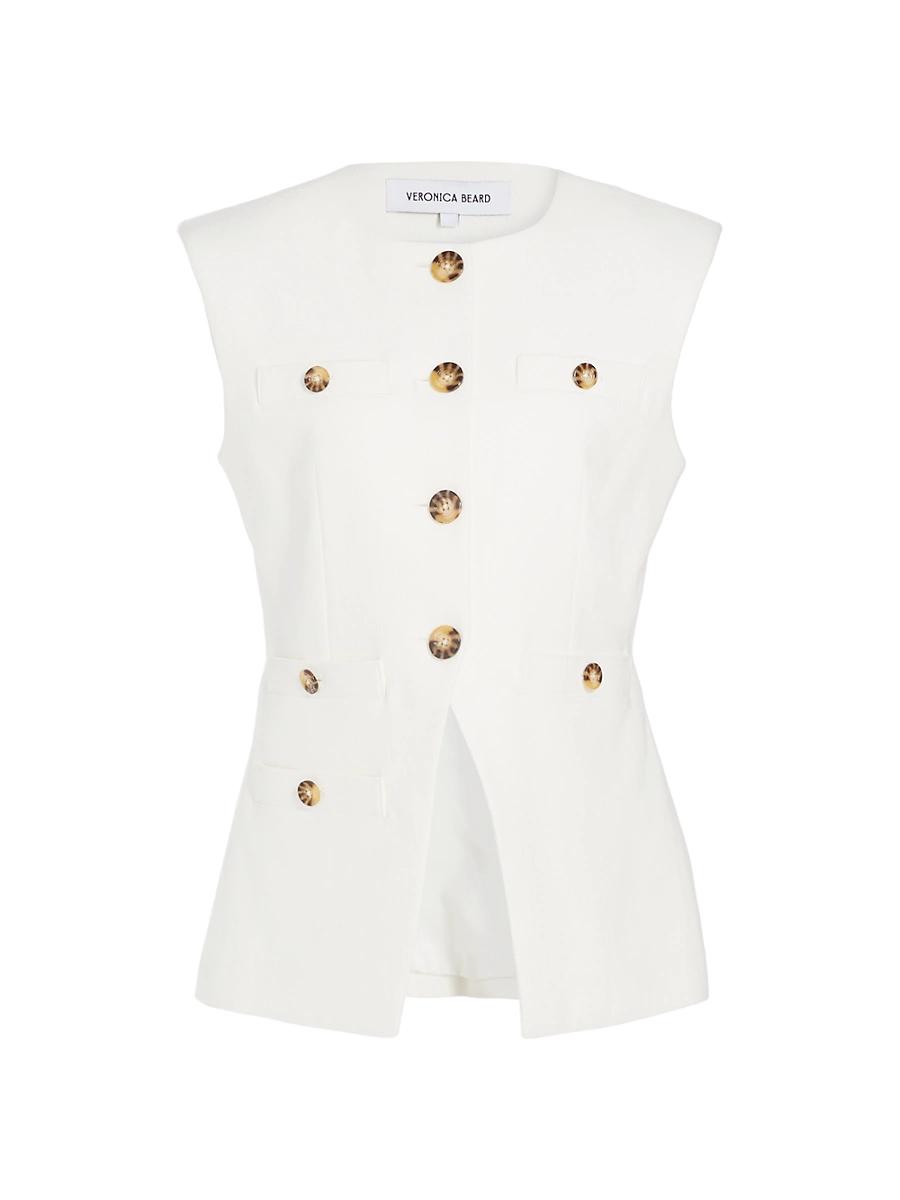 Womens Tamara Tailored Cotton-Blend Vest Product Image