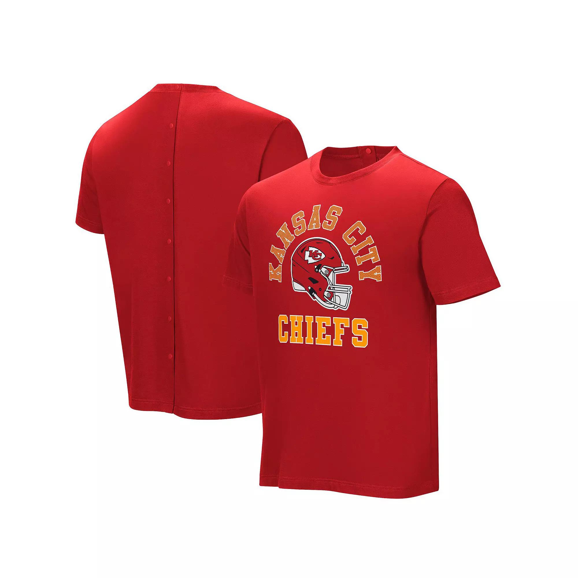 Men's Red Kansas City Chiefs Field Goal Assisted T-Shirt,  Product Image