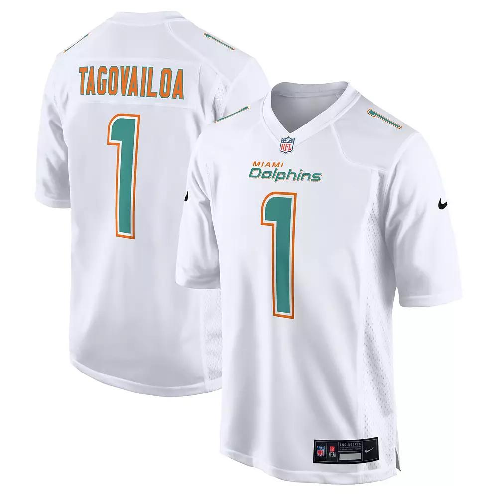 Men's Nike Tua Tagovailoa White Miami Dolphins Fashion Game Jersey, Size: Medium Product Image