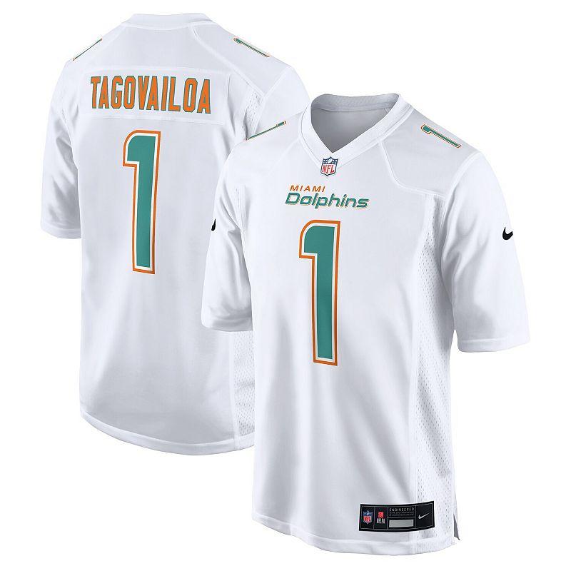 Men's Nike Tua Tagovailoa White Miami Dolphins Fashion Game Jersey, Size: Medium Product Image