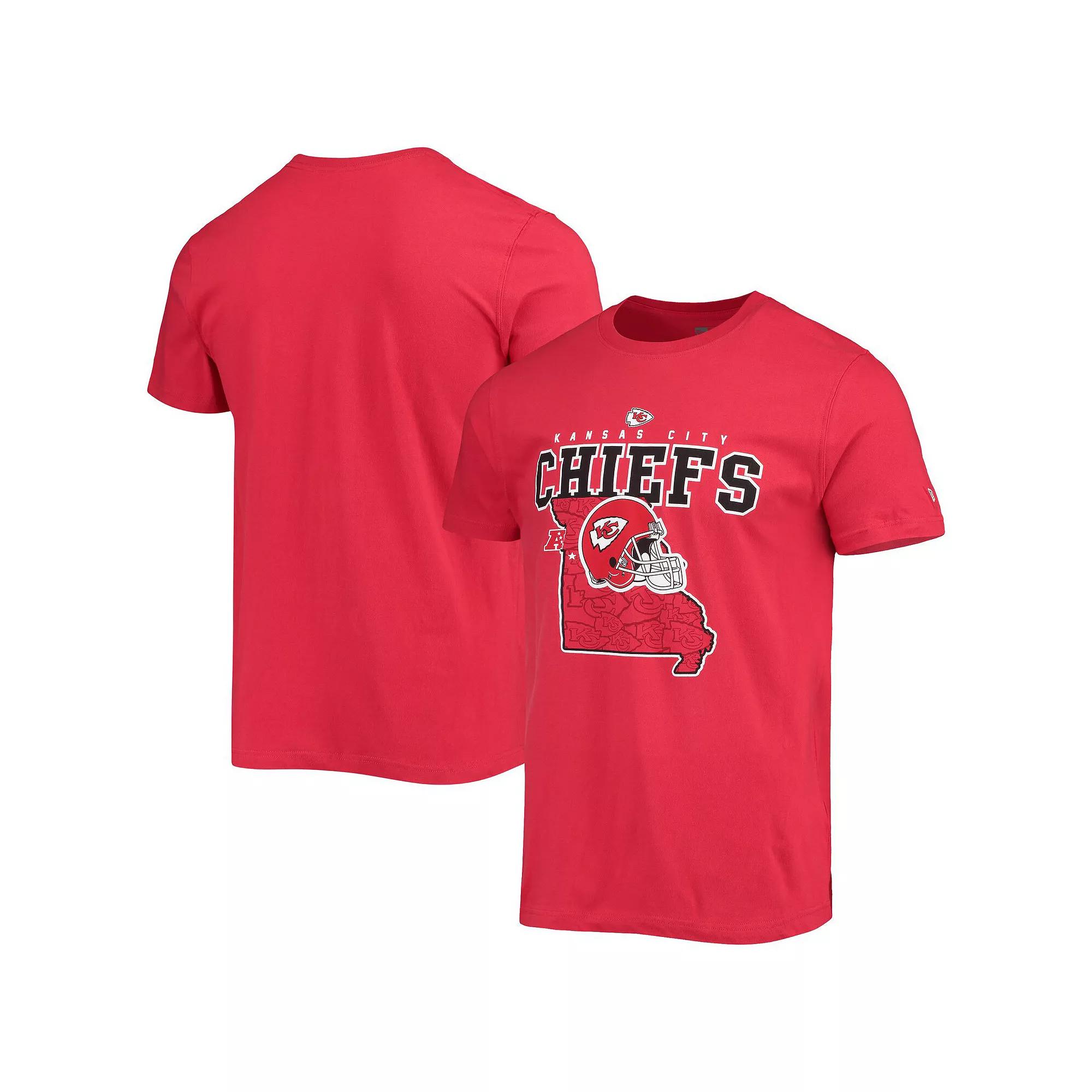 Men's New Era Red Kansas City Chiefs Local Pack T-Shirt, Size: XL Product Image