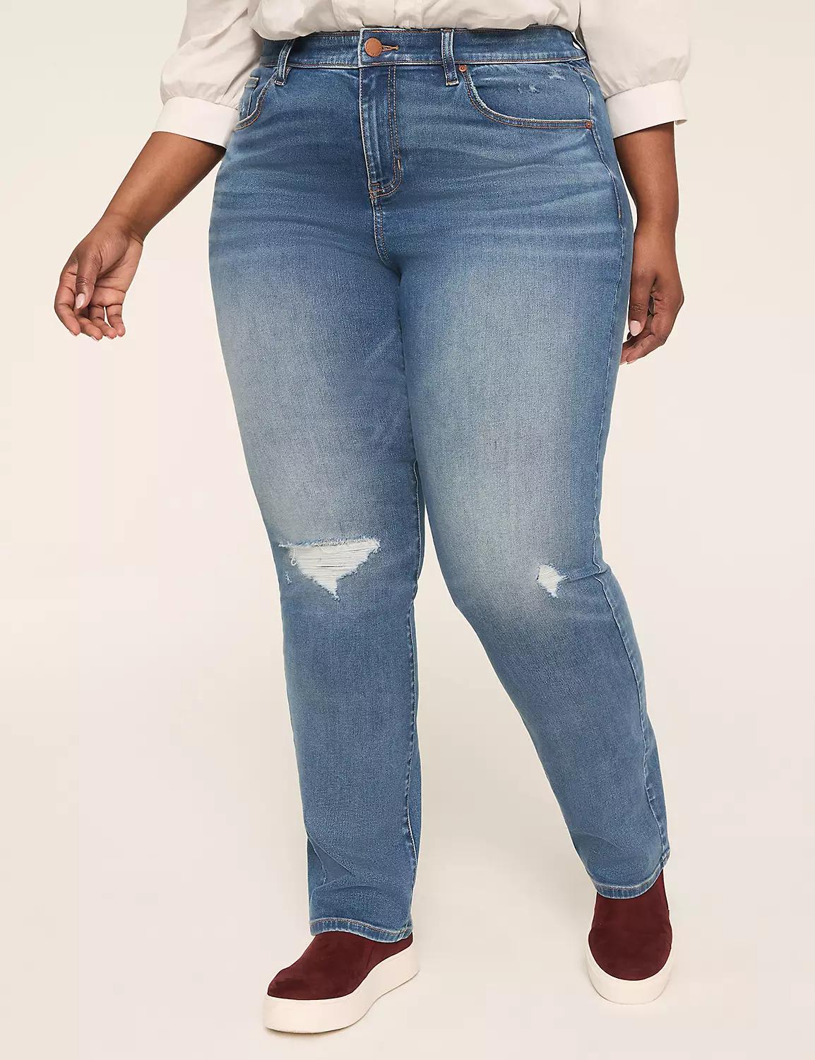 Signature Fit DreamFeel High-Rise Straight Leg Jean Product Image
