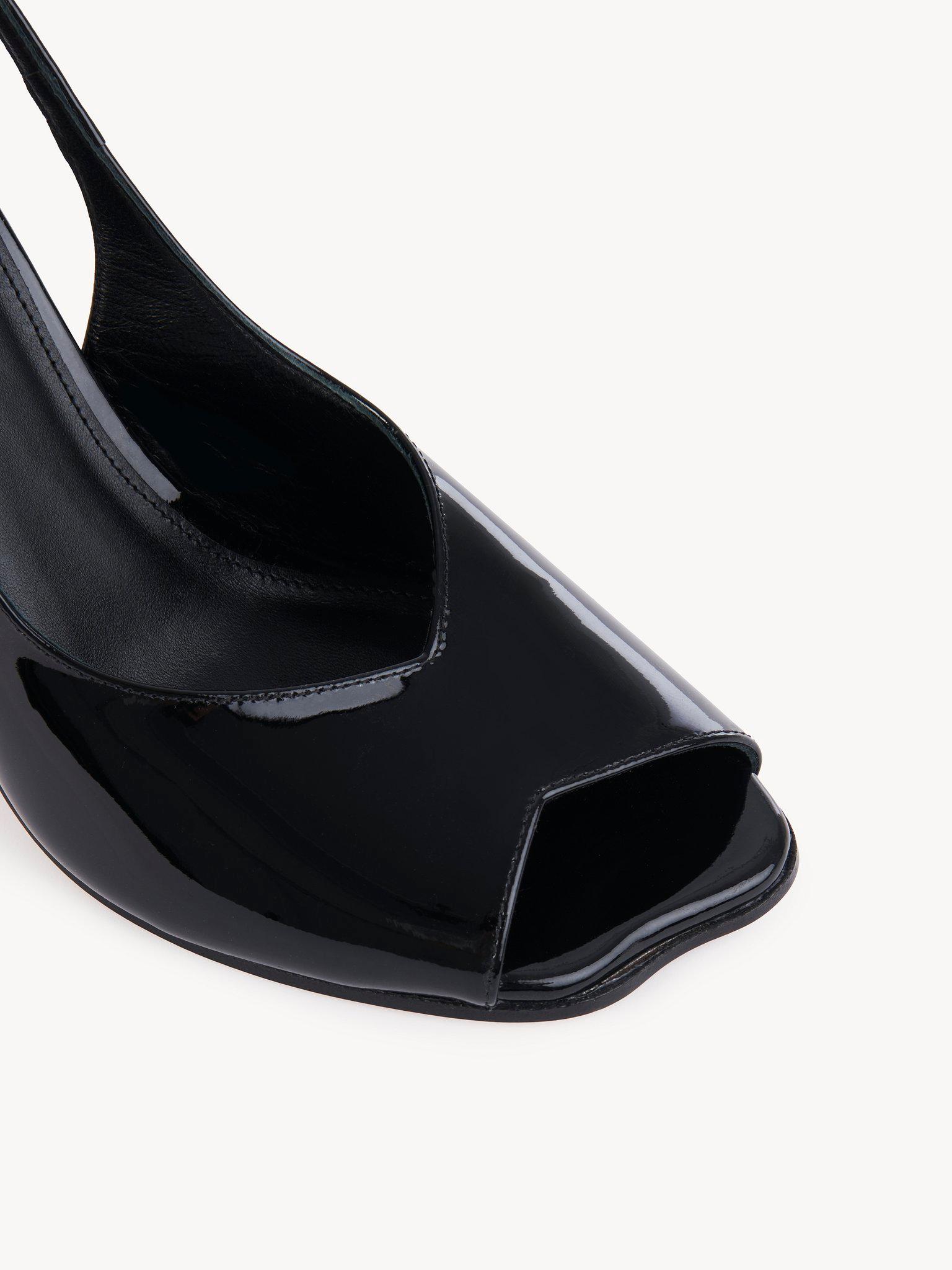 Heeled Flower Sandal Product Image