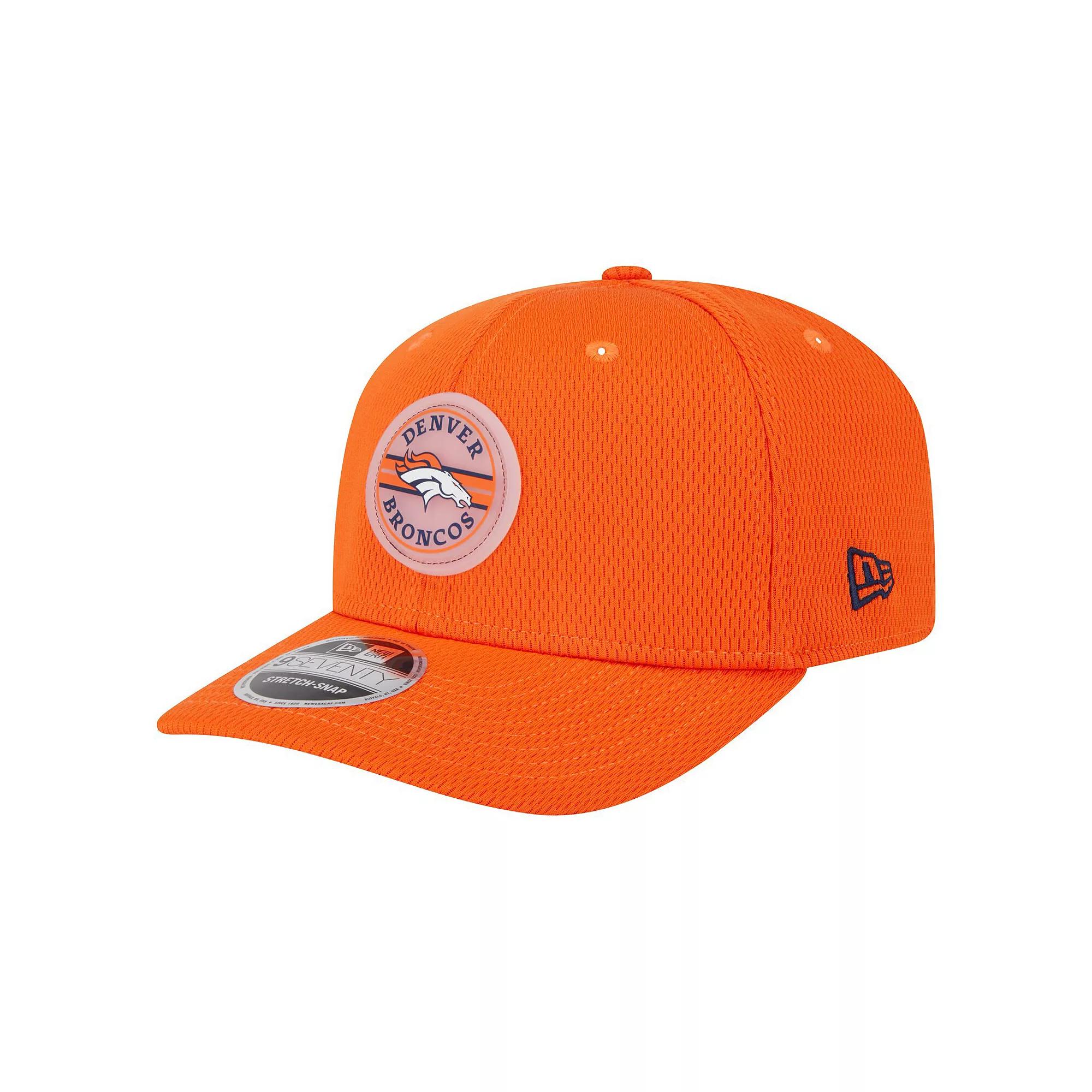 Men's New Era Orange Denver Broncos Adventure Patched 9SEVENTY Stretch-Snap Adjustable Hat Product Image