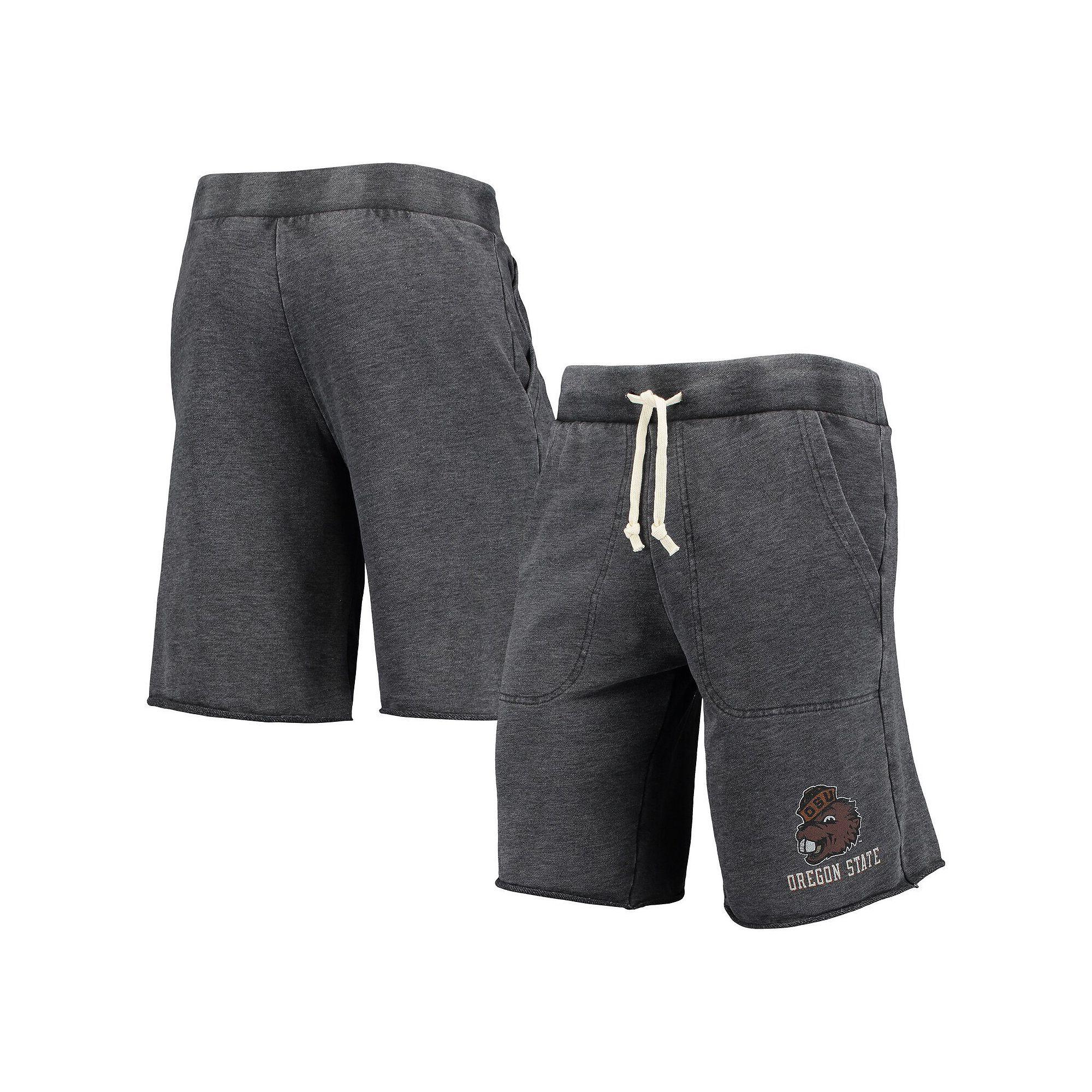 Men's Heathered Black Alternative Apparel Oregon State Beavers Victory Lounge Shorts,  Product Image