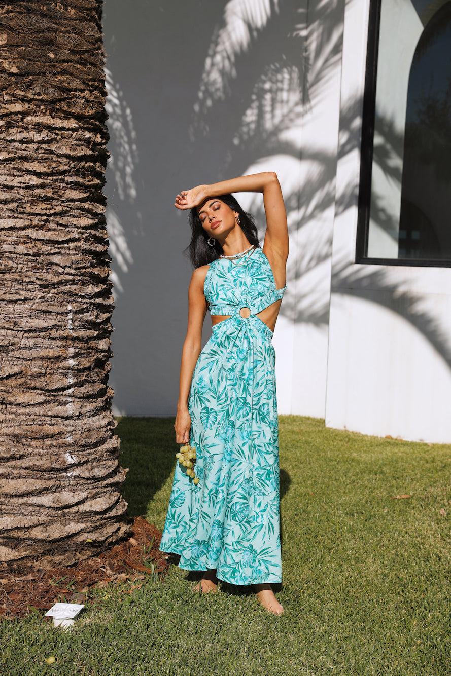 Got A Callback Midi Dress Green Product Image