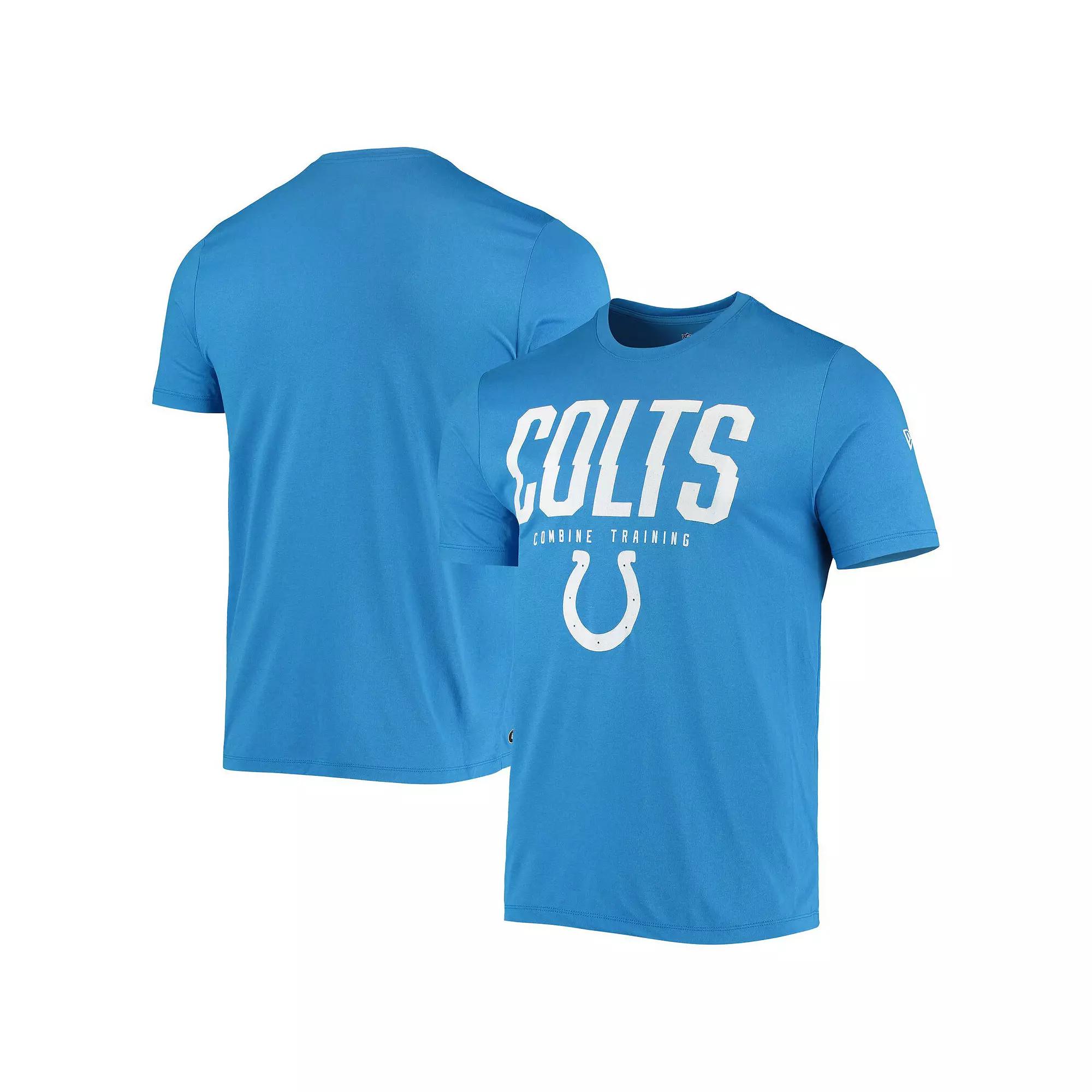 Men's New Era Royal Indianapolis Colts Combine Authentic Big Stage T-Shirt, Size: Medium, Blue Product Image