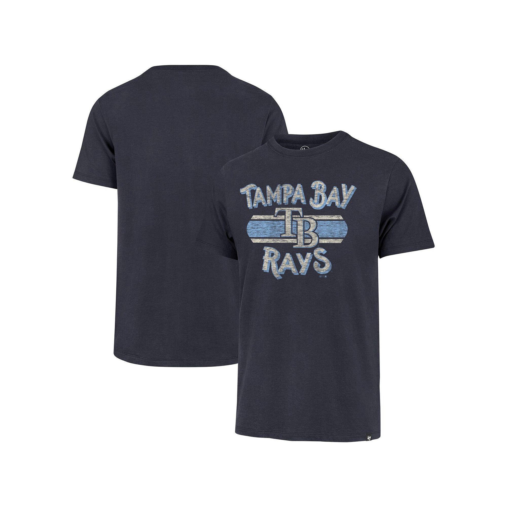 Men's '47 Navy Tampa Bay Rays Renew Franklin T-Shirt,  Product Image