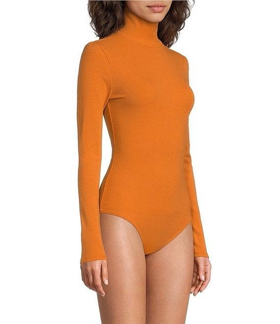 Chelsea & Violet Jessica Knit Ribbed Turtle Neck Long Sleeve Bodysuit Product Image