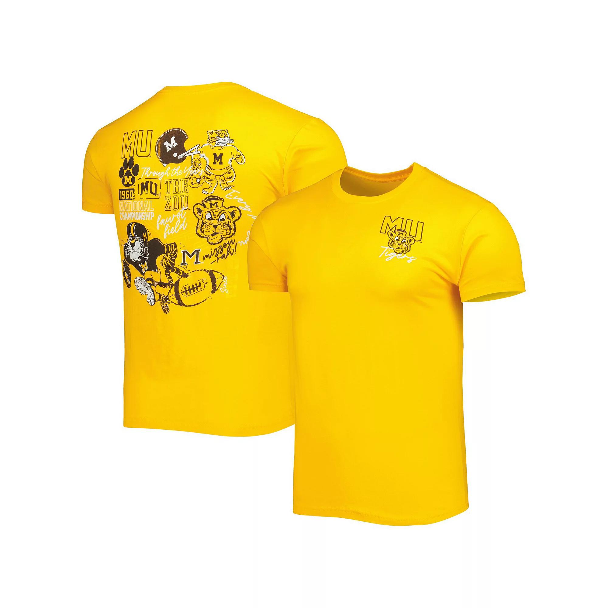 Mens Missouri Tigers Vintage Through the Years 2-Hit T-Shirt Product Image