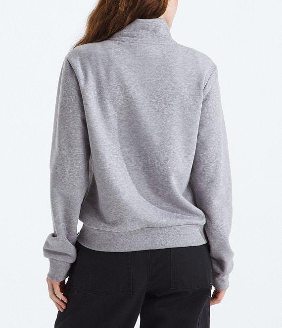 The North Face Evolution Embroidered Logo Mock Neck Quarter Zip Pullover Product Image