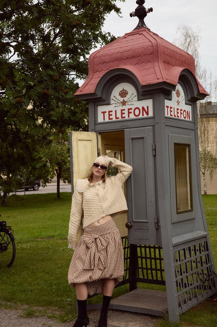 Milana Cardigan — Cream Product Image