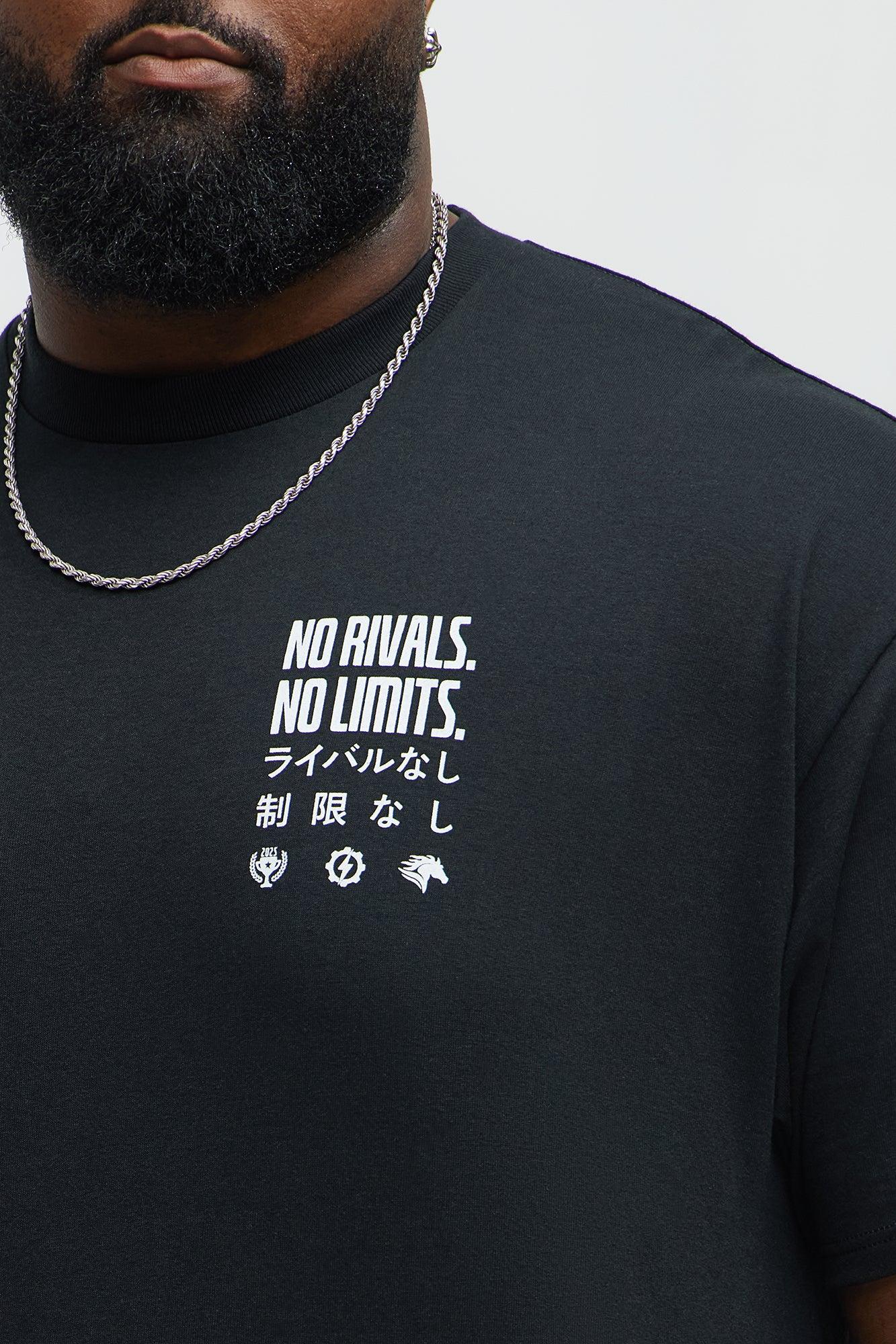 No Rivals No Limits Short Sleeve Tee - Black Male Product Image