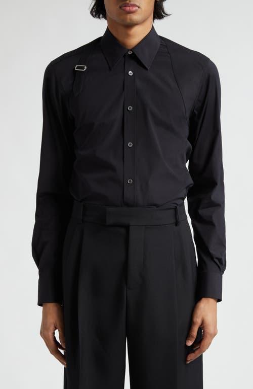 Alexander McQueen Harness Stretch Poplin Men's Button-Up Shirt Product Image