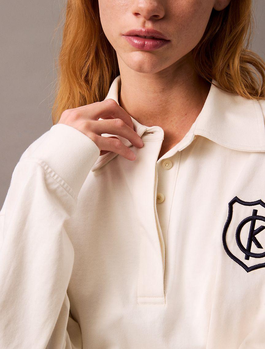 Logo Crest Polo Mini Dress Product Image